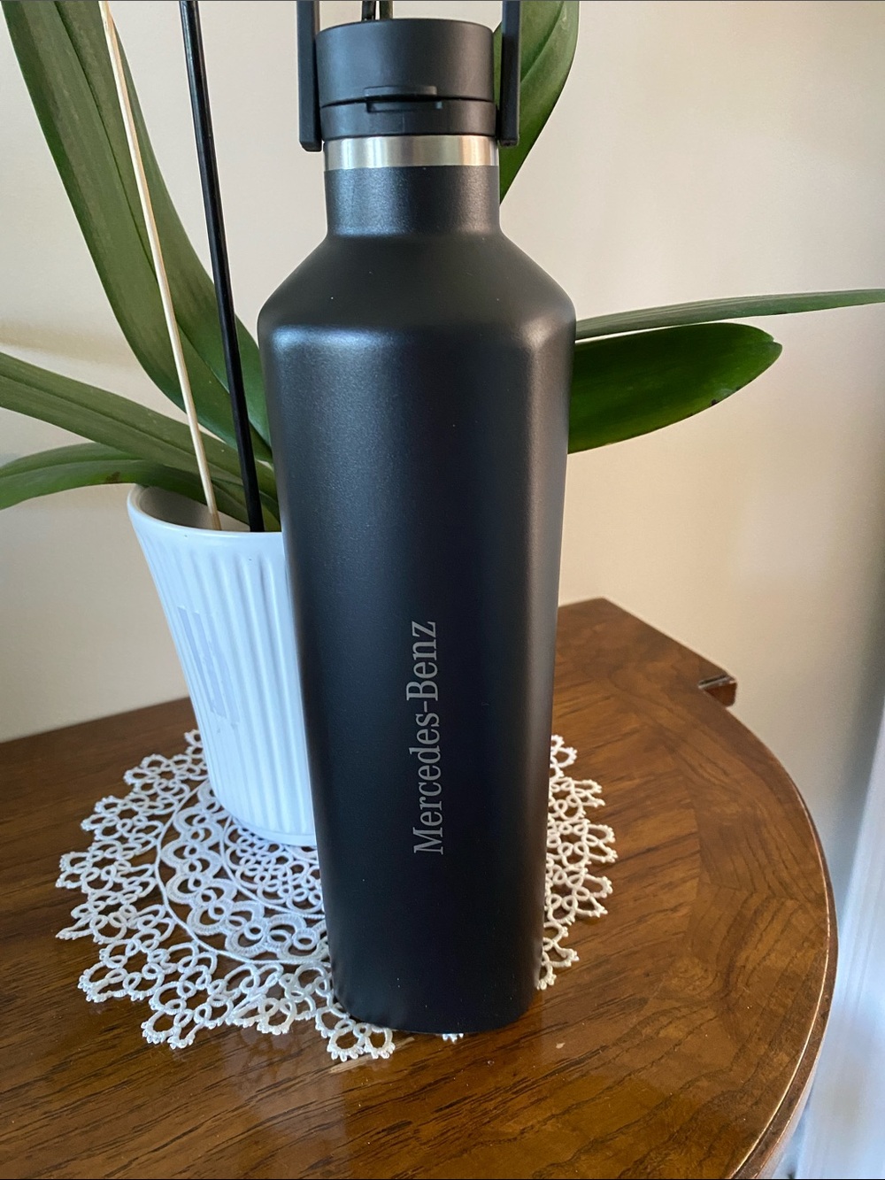 Mercedes-Benz Black Insulated Water Bottle